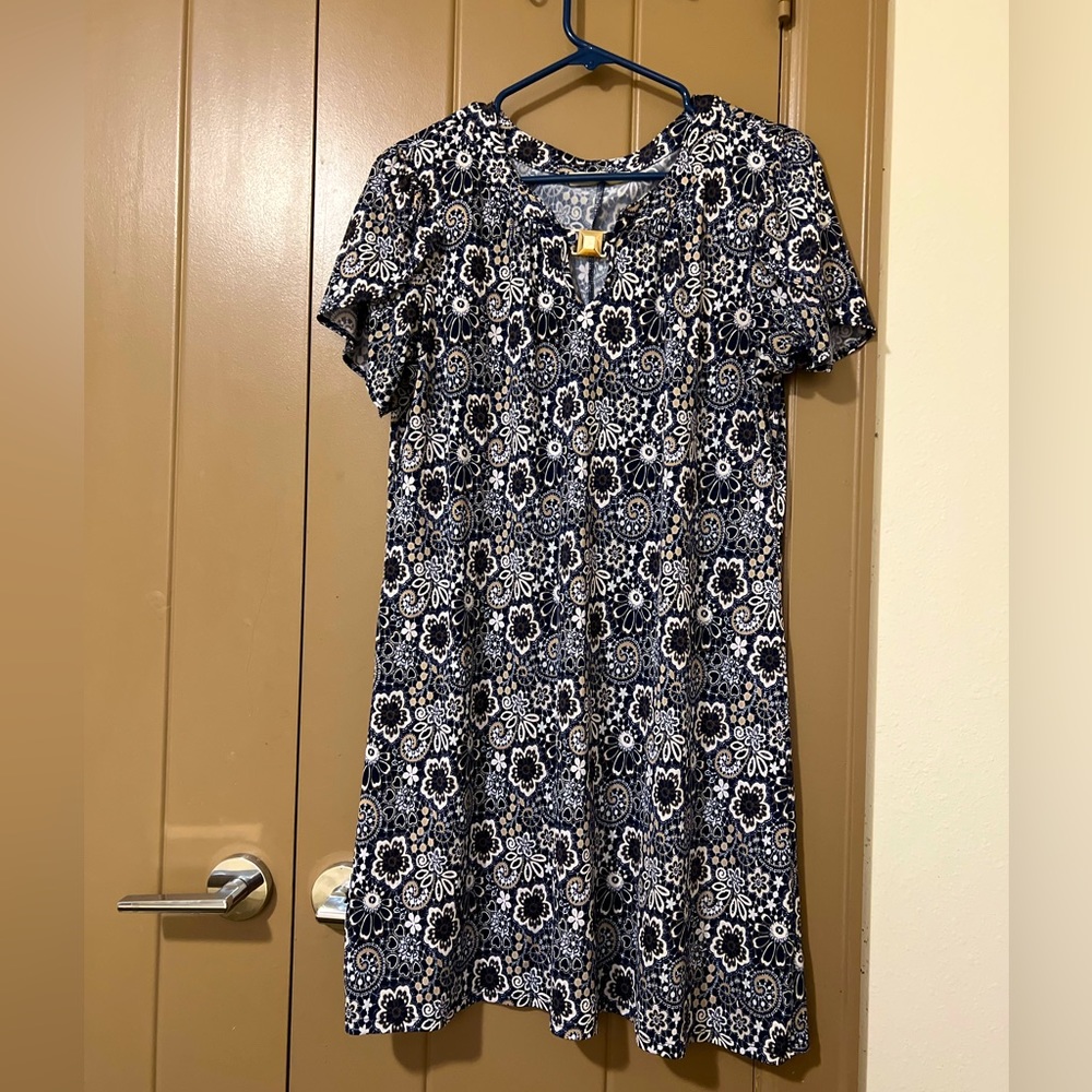 Blue short dress, 👗size large